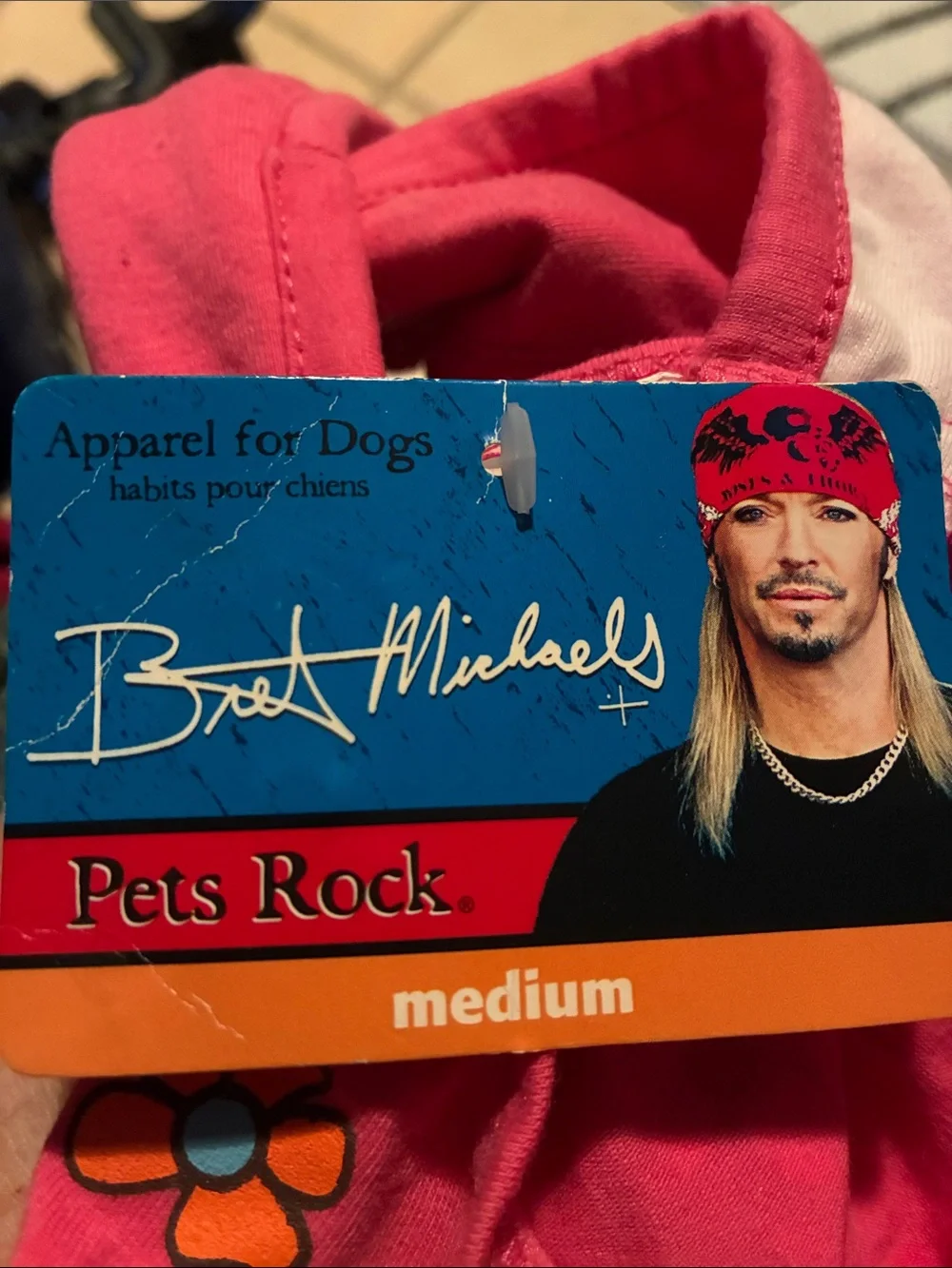 Bret Michaels soft pink